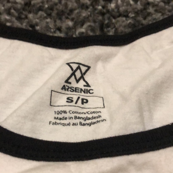 | ARSENIC | Adult Small White Tank-Top | - Picture 4 of 4